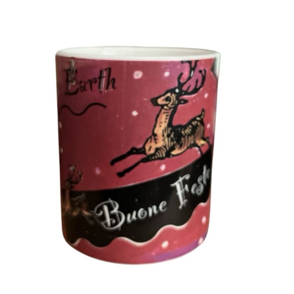 Starbucks Buone Feste French Christmas Mugs 12 Oz